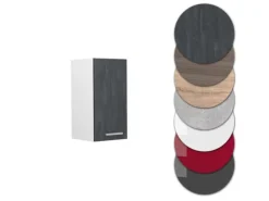 Küchenschränke<Vicco Hängeschrank R-Line Hängender Küchenschrank Schwarz Beton/Weiß 30 cm