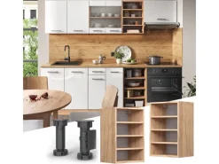 Hot Vicco Hängeschrank R-Line Offener Küchenschrank Goldkraft 40 cm Eiche