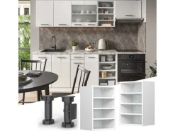 New Vicco Hängeschrank R-Line Offener Küchenschrank / 40 cm Weiß