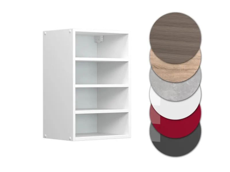 New Vicco Hängeschrank R-Line Offener Küchenschrank / 40 cm Weiß