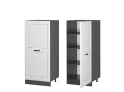 Küchenschränke<Vicco Hochschrank R-Line Küchenkommode Landhaus/Anthrazit 60 cm