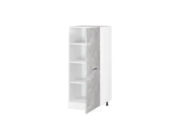 New Vicco Hochschrank R-Line Küchenkommode /Weiß 60 cm Beton