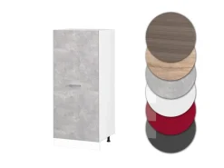 New Vicco Hochschrank R-Line Küchenkommode /Weiß 60 cm Beton