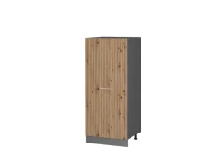 New Vicco Hochschrank R-Line Küchenkommode Artisan-Eiche/Anthrazit 60 cm Artisan Eiche