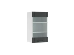 Online Vicco Küchenglasschrank Fame-Line Glashängeschrank Anthrazit/Weiß 40 cm Anthrazitgrau