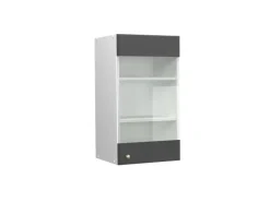 Vicco Küchenglasschrank Fame-Line Glashängeschrank -Gold/Weiß 40 cm< Küchenschränke