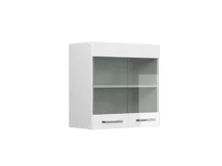 Küchenschränke<Vicco Küchenglasschrank R-Line Glashängeschrank Hochglanz/ 60 cm