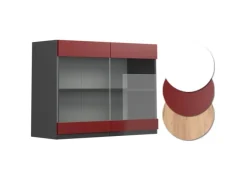 Küchenschränke<Vicco Küchenglasschrank R-Line Glashängeschrank /Anthrazit 80 cm J-Shape