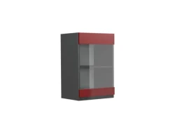 Vicco Küchenglasschrank R-Line Glashängeschrank /Anthrazit 40 cm J-Shape< Küchenschränke