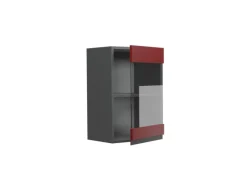 Vicco Küchenglasschrank R-Line Glashängeschrank /Anthrazit 40 cm J-Shape< Küchenschränke