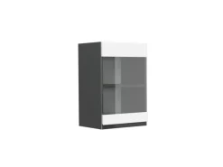 Vicco Küchenglasschrank R-Line Glashängeschrank /Anthrazit 40 cm J-Shape< Küchenschränke
