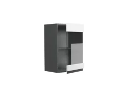 Vicco Küchenglasschrank R-Line Glashängeschrank /Anthrazit 40 cm J-Shape< Küchenschränke