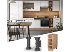 Küchenregale|Küchenschränke<Vicco Küchenregal Fame-Line Offener Küchenschrank Goldkraft 30 cm AP