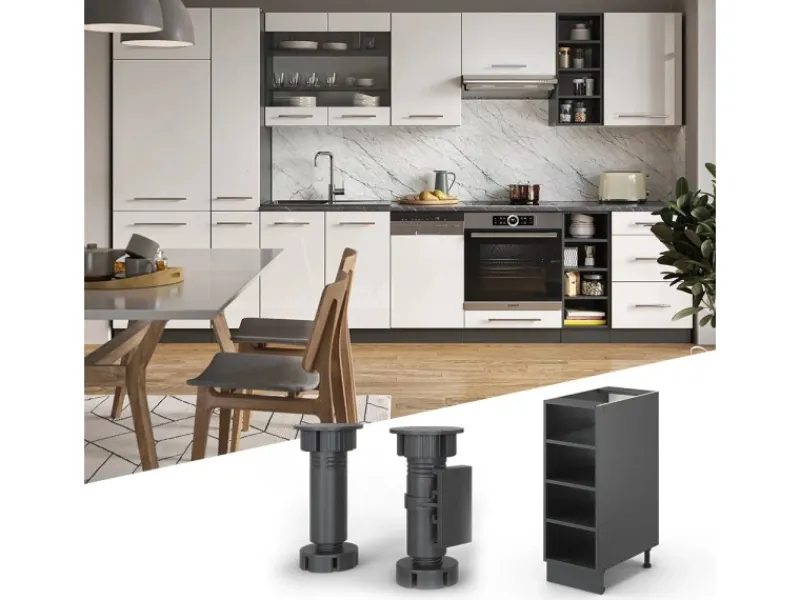 Vicco Küchenregal Fame-Line Offener Küchenschrank 30 cm AP Eiche< Küchenregale|Küchenschränke