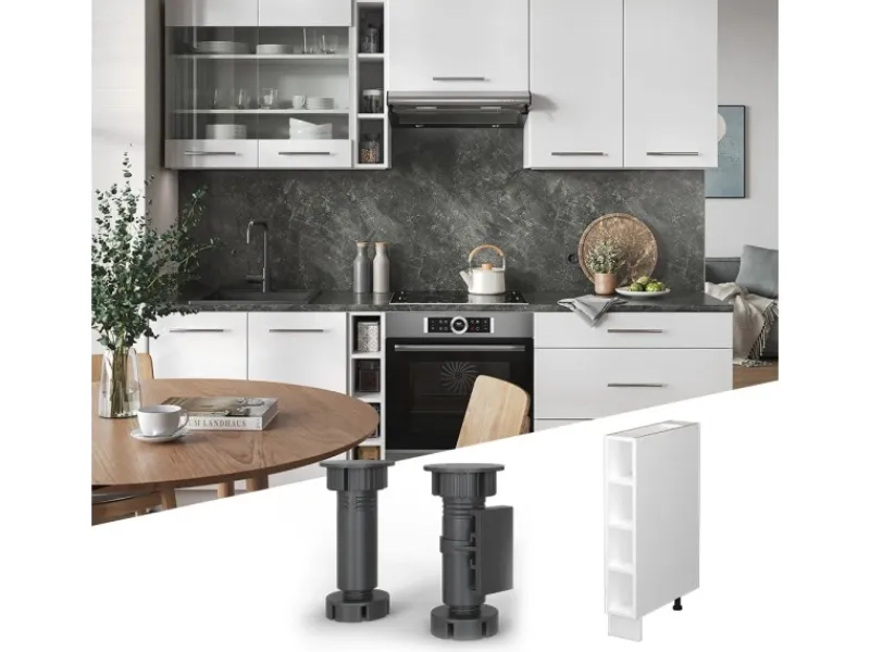 Küchenregale<Vicco Küchenregal Fame-Line Offener Küchenschrank / 15 cm ohne Arbeitsplatte
