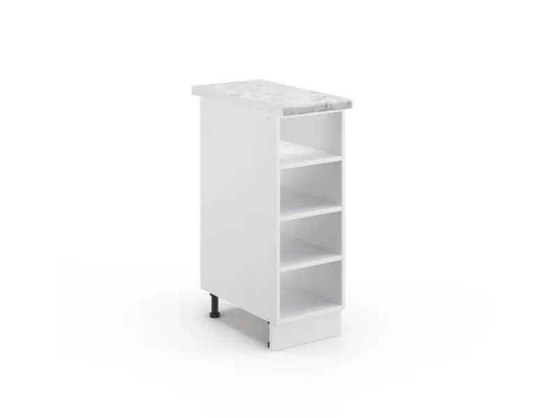 Vicco Küchenregal Fame-Line Offener Küchenschrank / 30 cm AP Marmor< Küchenregale