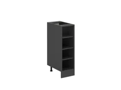 Clearance Vicco Küchenregal R-Line Offener Küchenschrank 25 cm ohne Arbeitsplatte Anthrazit
