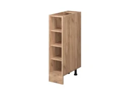 Discount Vicco Küchenregal R-Line Offener Küchenschrank Goldkraft /Goldkraft AP Marmor mit Goldkraft Korpus Eiche