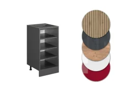 Küchenregale<Vicco Küchenregal R-Line Offener Küchenschrank 40 cm AP Eiche