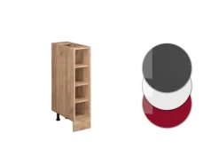 Online Vicco Küchenregal R-Line Offener Küchenschrank Goldkraft 20 cm ohne Arbeitsplatte Eiche