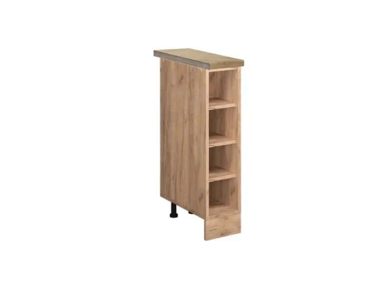 Vicco Küchenregal R-Line Offener Küchenschrank Goldkraft 20 cm AP< Küchenregale