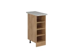 Küchenregale|Küchenschränke<Vicco Küchenregal R-Line Offener Küchenschrank Goldkraft 30 cm AP Marmor