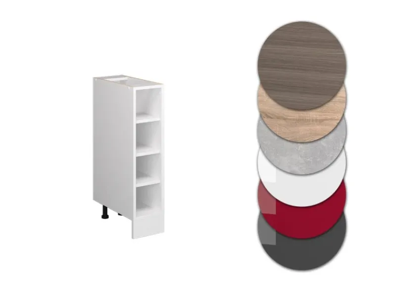 Vicco Küchenregal R-Line Offener Küchenschrank / 20 cm ohne Arbeitsplatte< Küchenschränke|Küchenregale