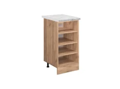 Online Vicco Küchenregal R-Line Offener Küchenschrank Goldkraft /Goldkraft AP Marmor mit Goldkraft Korpus Eiche