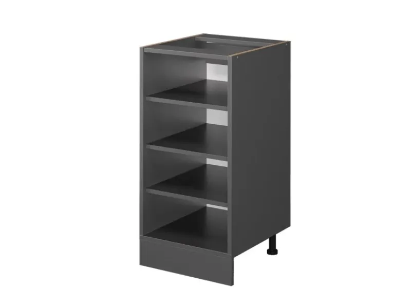 New Vicco Küchenregal R-Line Offener Küchenschrank / AP Marmor Anthrazit