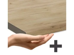 Best Vicco Küchenregal R-Line Offener Küchenschrank 40 cm AP Eiche Weiß