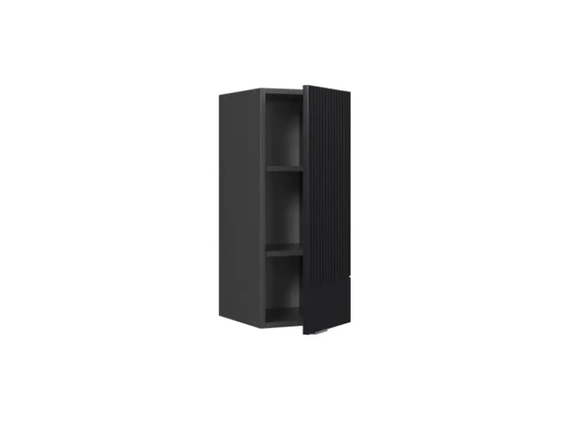Outlet Vicco Küchenschränke Fame-Line Hängender Küchenschrank Gestreift 30 cm Schwarz