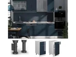 Küchenschränke<Vicco Küchenschränke Fame-Line Hochglanz/Weiß 40 cm ohne Arbeitsplatte