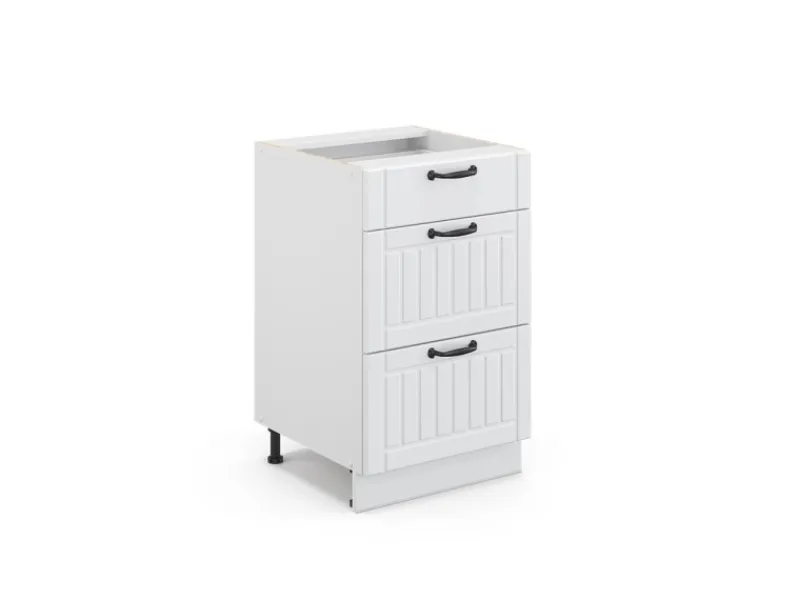 Vicco Küchenunterschrank Fame-Line Landhaus/ 50 cm ohne Arbeitsplatte< Küchenschränke