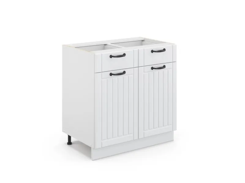Küchenschränke<Vicco Küchenunterschrank Fame-Line Landhaus/ 80 cm ohne Arbeitsplatte