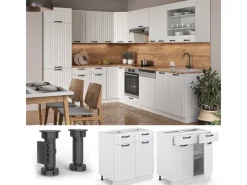 Küchenschränke<Vicco Küchenunterschrank Fame-Line Landhaus/ 80 cm ohne Arbeitsplatte