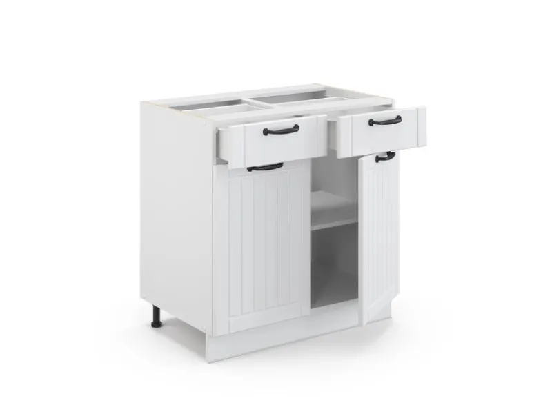 Küchenschränke<Vicco Küchenunterschrank Fame-Line Landhaus/ 80 cm ohne Arbeitsplatte