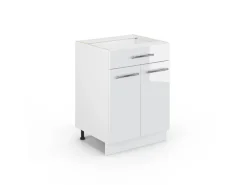 Vicco Küchenunterschrank Fame-Line Hochglanz/ 60 cm mit Schublade ohne Arbeitsplatte< Küchenschränke
