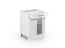 Vicco Küchenunterschrank Fame-Line Hochglanz/ 60 cm mit Schublade ohne Arbeitsplatte< Küchenschränke