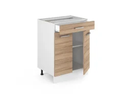Vicco Küchenunterschrank R-Line Sonoma 60 cm mit Schublade ohne Arbeitsplatte< Küchenschränke