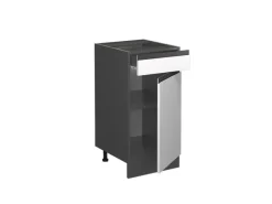 Sale Vicco Küchenunterschrank R-Line Schubladenschrank für die Küche /Anthrazit AP Marmor Weiß