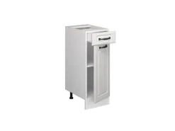 Best Vicco Küchenunterschrank R-Line Landhaus/ 30 cm ohne Arbeitsplatte Weiß