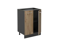 Hot Vicco Küchenunterschrank R-Line Artisan-Eiche/Anthrazit 60 cm ohne Arbeitsplatte Artisan Eiche