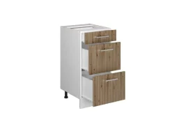 Vicco Küchenunterschrank R-Line Artisan-Eiche/Weiß 40 cm mit Schubladen ohne Arbeitsplatte< Küchenschränke