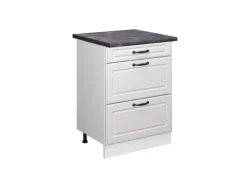 Küchenschränke<Vicco Küchenunterschrank R-Line Landhaus/ 60 cm mit Schubladen AP Anthrazit