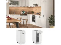 Küchenschränke<Vicco Küchenunterschrank R-Line Landhaus/ 40 cm ohne Arbeitsplatte