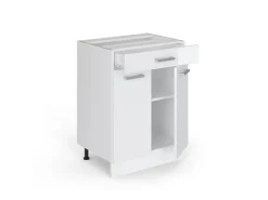 Vicco Küchenunterschrank R-Line Hochglanz/ 60 cm mit Schublade ohne Arbeitsplatte< Küchenschränke