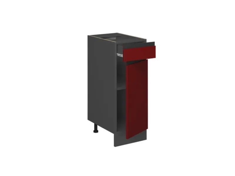 Online Vicco Küchenunterschrank R-Line Schubladenschrank für die Küche /Anthrazit 30 cm AP Eiche Rot