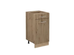 Vicco Küchenunterschrank R-Line Artisan-Eiche/Goldkraft Eiche 40 cm ohne Arbeitsplatte< Küchenschränke