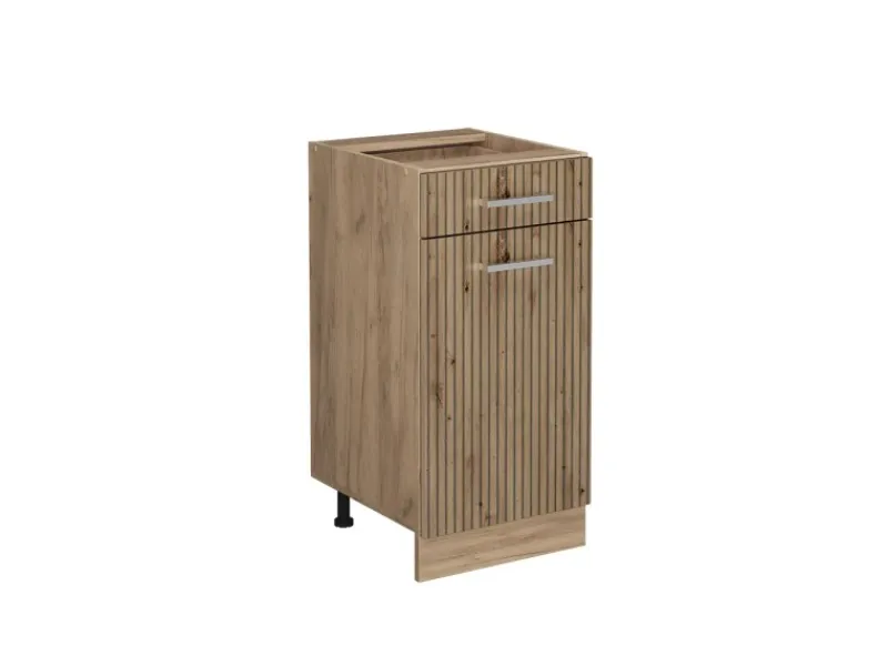 Vicco Küchenunterschrank R-Line Artisan-Eiche/Goldkraft Eiche 40 cm ohne Arbeitsplatte< Küchenschränke