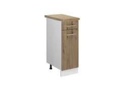 Vicco Küchenunterschrank R-Line Schubladenschrank für die Küche Artisan-Eiche/Weiß 30 cm AP Eiche< Küchenschränke